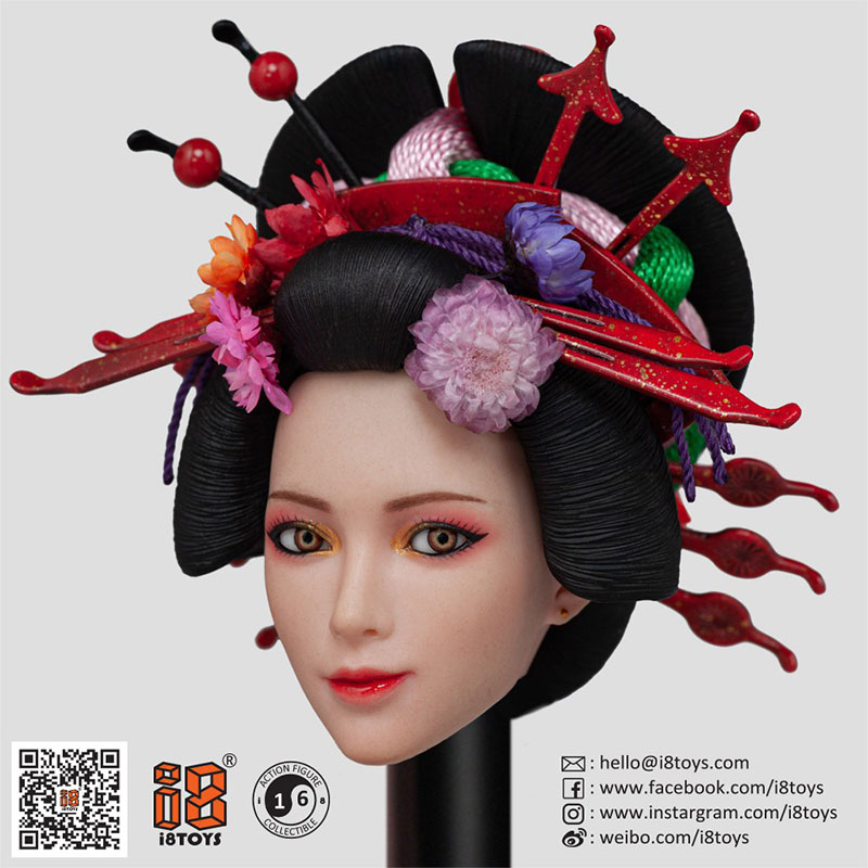 1/6 女性用アウトフィット セット 花魁一夜 A ヘッド付[i8TOYS