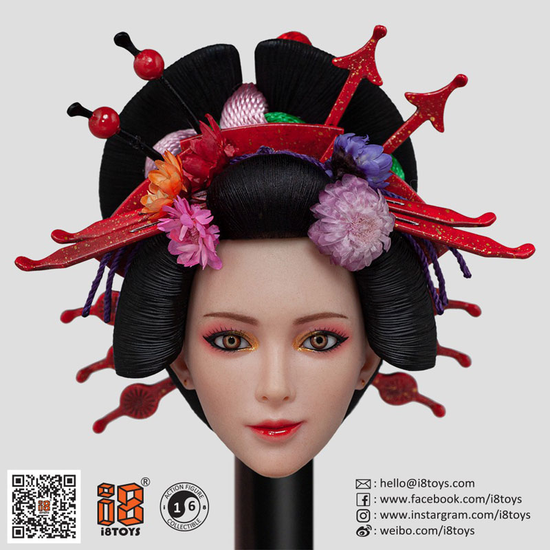 1/6 女性用アウトフィット セット 花魁一夜 A ヘッド付[i8TOYS