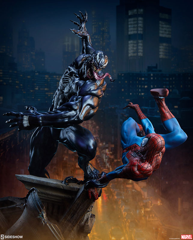 マーベル・コミック』マケット ヴェノムvsスパイダーマン[サイド