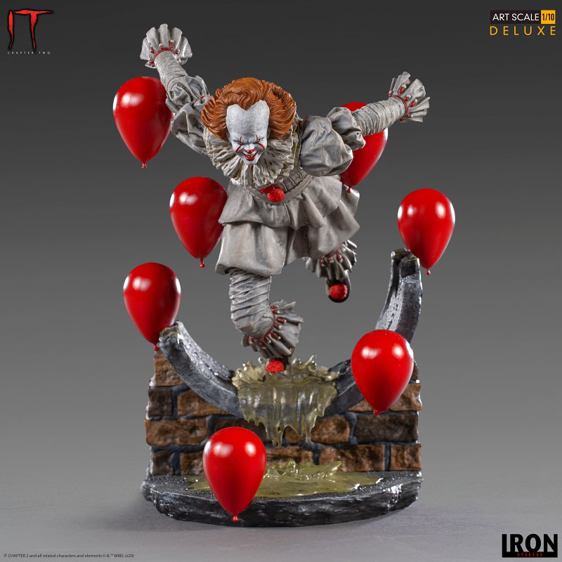 未開封　it　ペニーワイズ　ironstudio アイアンスタジオ Iron Studios Set It Pennywise/friday 13th Deluxe Version