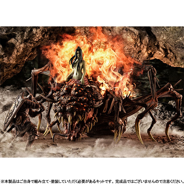 MegaHouse - ゲームピースコレクション 上級騎士&amp;混沌の魔女クラーグ DARK SOULS(ダークソウル) 未塗装組立てキット フィギュア メガハウス ゲームピースコレクション DARK SOULS 上級騎士&混沌の魔女