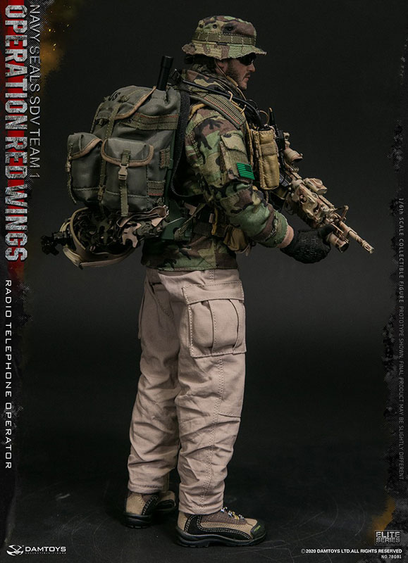 ネイビーシールズ SDVチーム1 - ラジオ テレフォン オペレーター 1/6 アクションフィギュア ネイビー シール SDV チーム1 レッド