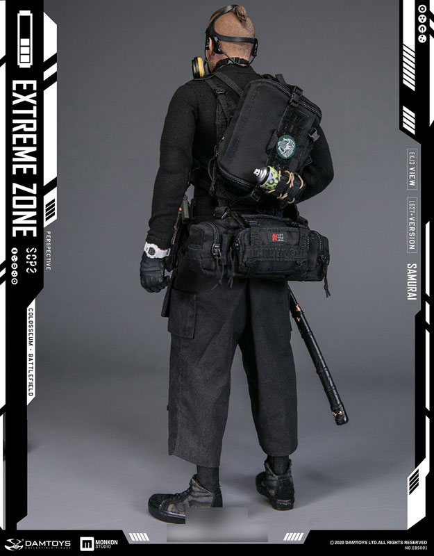 DAMTOYS EBS001 エクストリームゾーン サムライ 崎藤クレイグ DAMTOYS 1/6 EBS001 エクストリームゾーン サムライ 崎藤