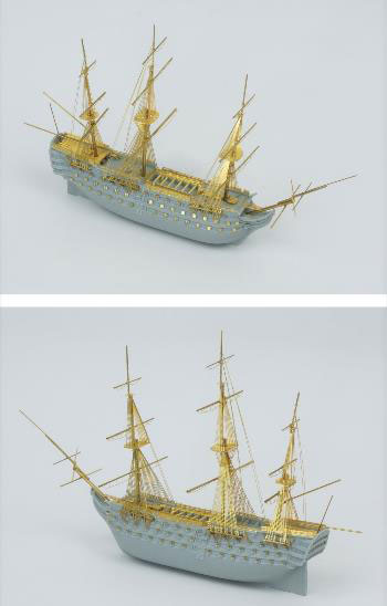 1/700 イギリス海軍 1等戦列艦 ヴィクトリー (フルハル) レジン