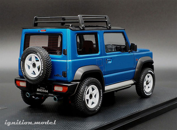 ミニカー IG1710 SIERRA JC (JB74W) Blue llic 1/18 SUZUKI Jimny SIERRA JC (JB74W) Brisk Blue Metallic/Black Lift