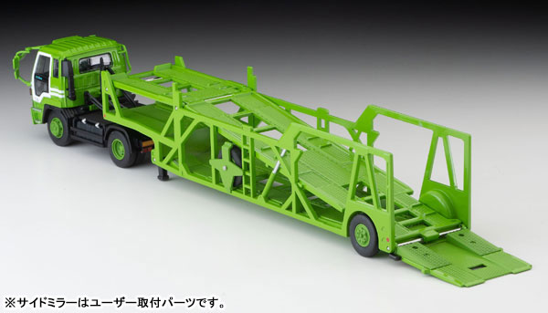 ロングトミカ 日野 カートランスポーター 緑ベッド LV-N89a 日野HE366型 カートランスポーター(緑) | 製品をさがす