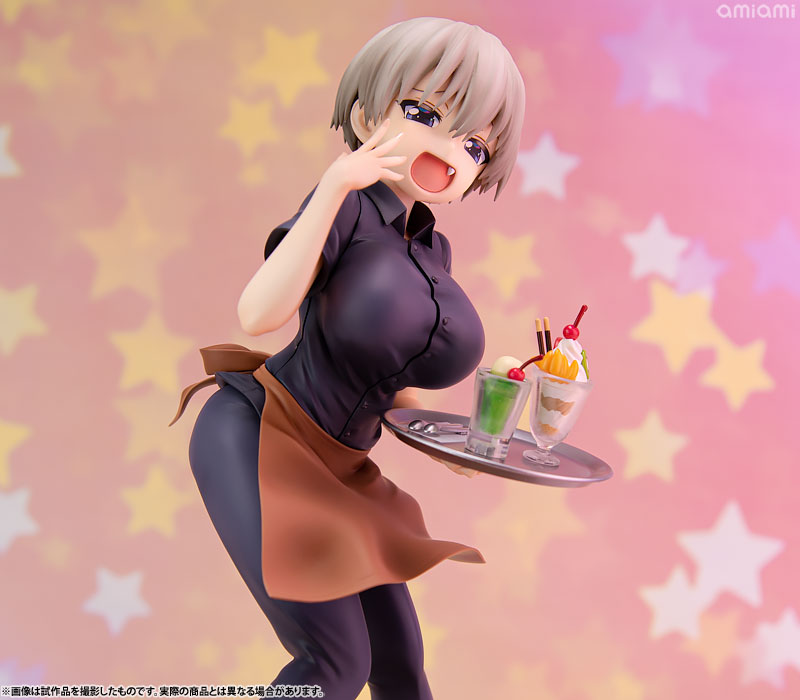 【中古】(本体A/箱B)KDcolle 宇崎ちゃんは遊びたい！ 宇崎花 原作版 喫茶アジアVer. 1/7 完成品フィギュア[KADOKAWA ]《発売済・在庫品》