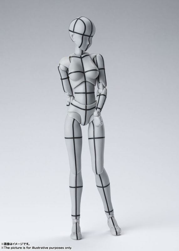 ボディちゃん-ワイヤーフレーム- (Gray Color Ver.)