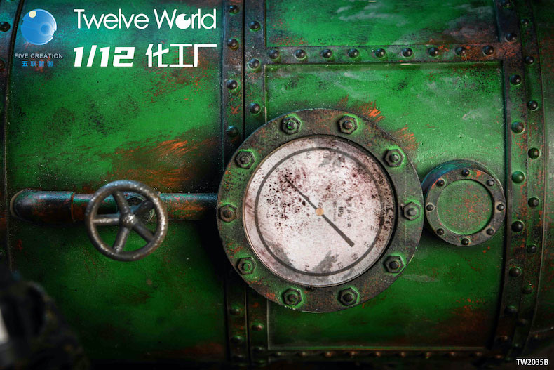 1/12廃工場タンクジオラマ 1/12 廃工場 タンク ジオラマ B[Twelve World]《在庫切れ》