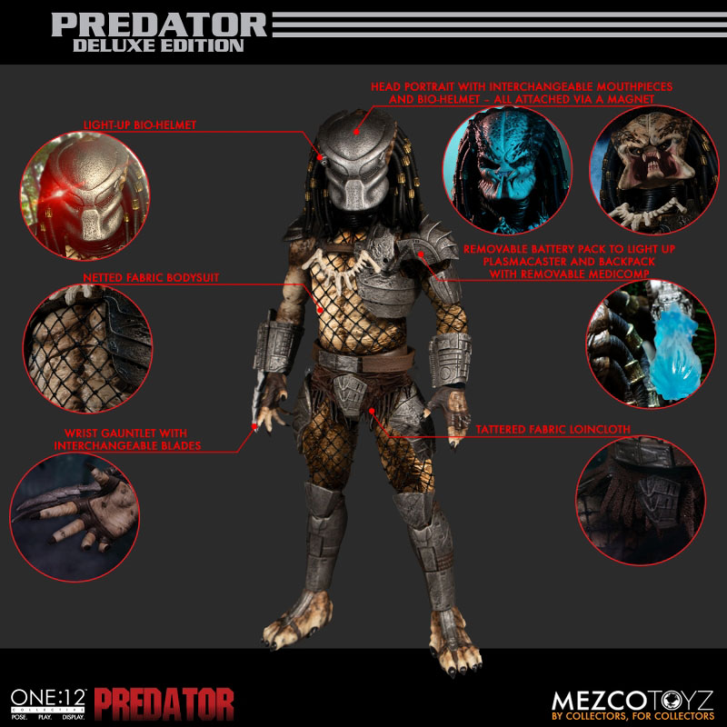 ワン12コレクティブ/ PREDATOR： ジャングルハンター・プレデター 1/12