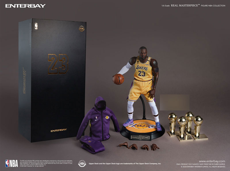 NBAコレクション レブロン・ジェームズ 1/6 コレクティブルフィギュア LAレイカーズver[エンターベイ]【同梱不可】【送料無料】《在庫切れ》