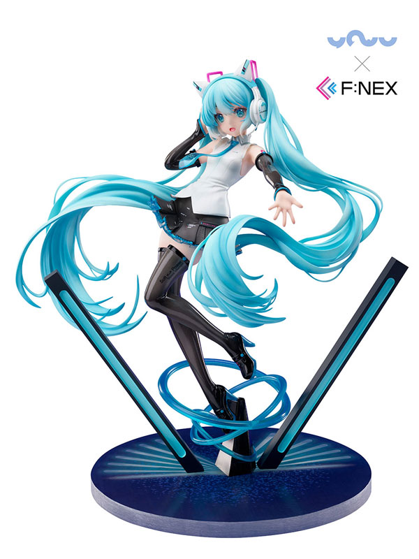 妖舞YOWU×F：NEX 初音ミク 猫耳ヘッドフォンVer. 1/7 完成品フィギュア