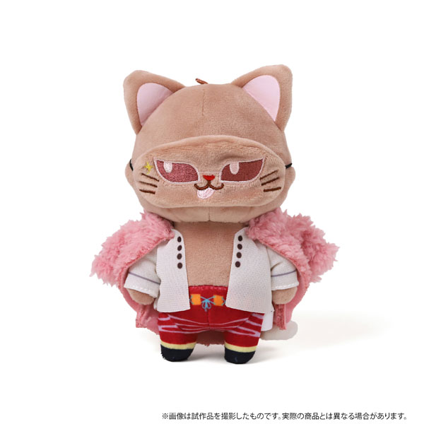 アイマスク付きぬいぐるみキーホルダー withCAT ドフラミンゴ ONE PIECE アイマスク付きぬいぐるみキーホルダー withCAT ド