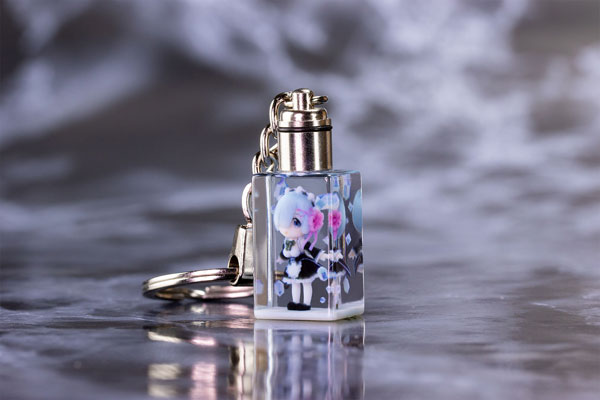 Re:ゼロから始める異世界生活 レム フルカラー3Dクリスタルキーホルダー