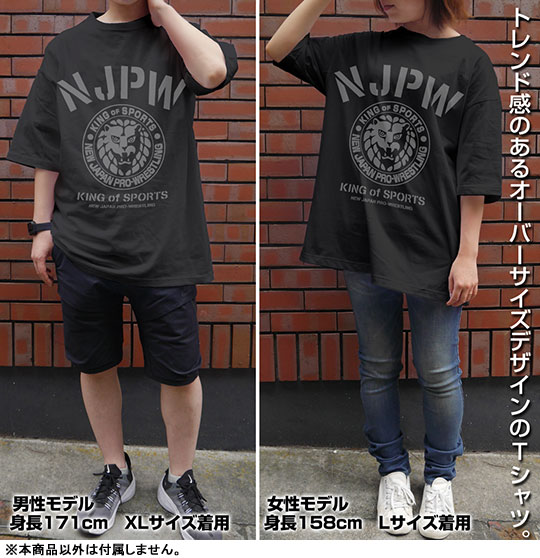 新日本プロレスリング ライオンマーク ビッグシルエットTシャツ