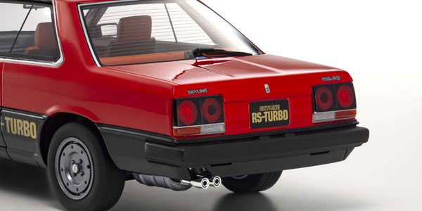 京商 サムライ 1/18 ニッサンスカイライン RS 2000 ターボ レッド 京商 ミニカー | 京商 サムライ 1/18 日産 スカイライン 2000 ターボ
