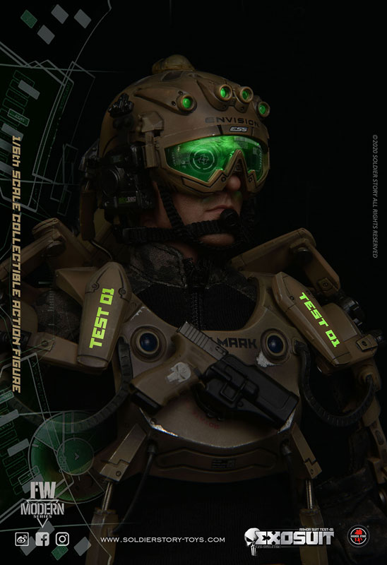1/6 エグゾスーツ エグゾスケルトン アーマースーツ テスト-01 ソルジャー・ストーリー 1/6 エグゾスーツ エグゾスケルトン