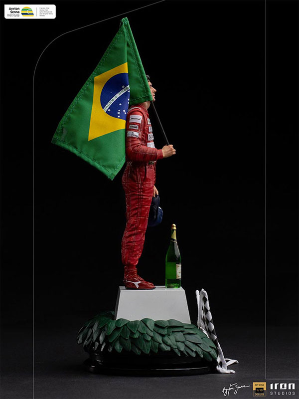 アイルトン セナ フィギュア アイアンスタジオ 1/10 ブラジルGP