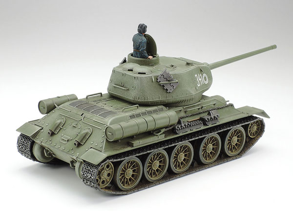 1/48MM ソビエト中戦車 T-34-85 プラモデル