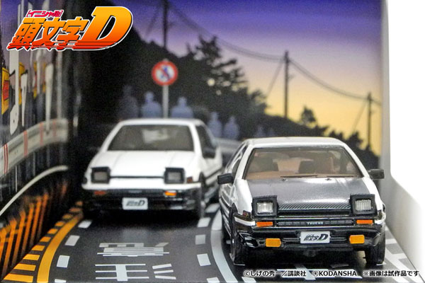 頭文字D藤原拓海トレノ( AE86）＆乾真司トレノ2ドア(AE86） 頭文字D セットVol.1 藤原拓海トレノ(AE86) & 乾信司トレノ2ドア