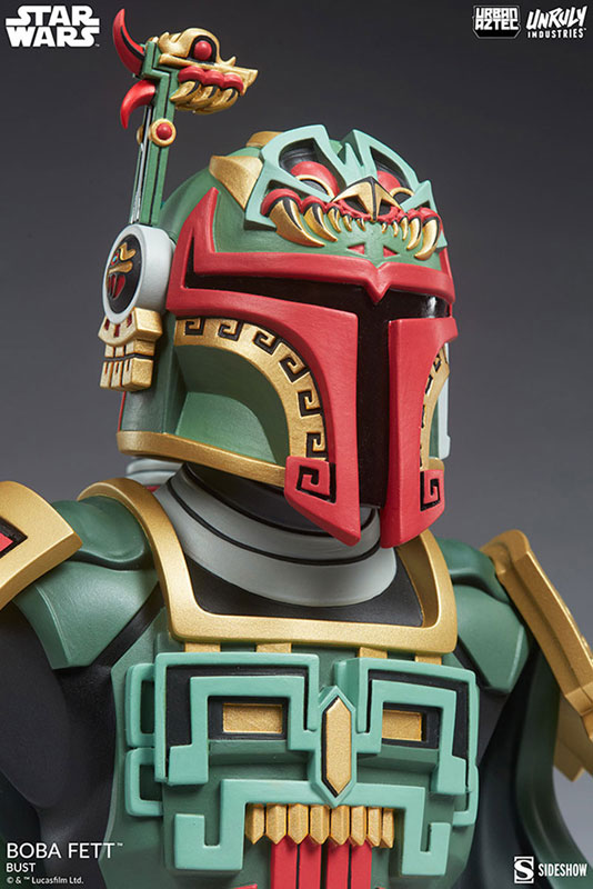 フィギュア　ボバ・フェット by ジェシー・ヘルナンデス 「スター・ウォーズ」 デザイナー・トイ アンルーリー・インダストリーズ バスト スター・ウォーズ』デザイナー・トイ アンルーリー