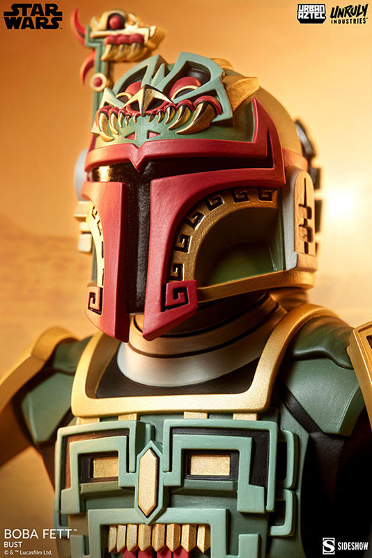 フィギュア　ボバ・フェット by ジェシー・ヘルナンデス 「スター・ウォーズ」 デザイナー・トイ アンルーリー・インダストリーズ バスト スター・ウォーズ』デザイナー・トイ アンルーリー