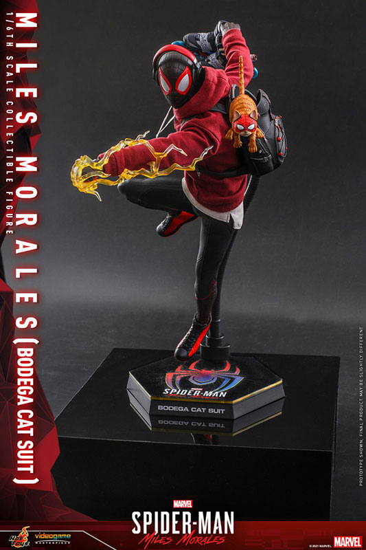 ビデオゲーム・マスターピース『Marvel’s Spider-Man:Miles Morales』1/6 スケールフィギュア マイルス・モラレス/スパイダーマン(売店の看板猫スーツ版) FIGURE-127760_04.jpg