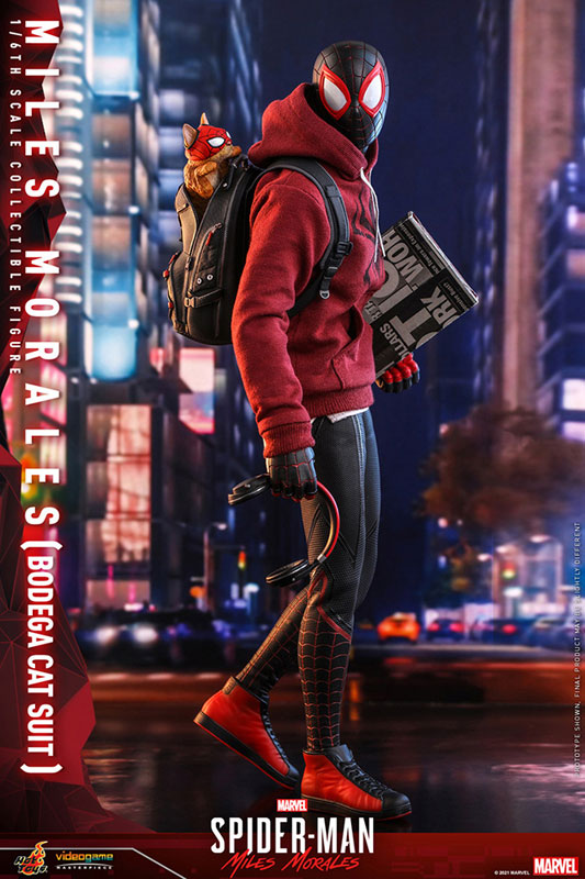 ビデオゲーム・マスターピース『Marvel’s Spider-Man:Miles Morales』1/6 スケールフィギュア マイルス・モラレス/スパイダーマン(売店の看板猫スーツ版) FIGURE-127760_05.jpg