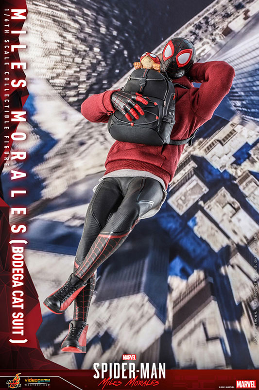 ビデオゲーム・マスターピース『Marvel’s Spider-Man:Miles Morales』1/6 スケールフィギュア マイルス・モラレス/スパイダーマン(売店の看板猫スーツ版) FIGURE-127760_08.jpg
