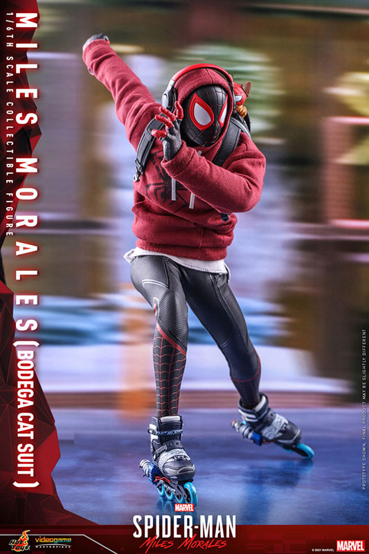 ビデオゲーム・マスターピース『Marvel’s Spider-Man:Miles Morales』1/6 スケールフィギュア マイルス・モラレス/スパイダーマン(売店の看板猫スーツ版) FIGURE-127760_09.jpg