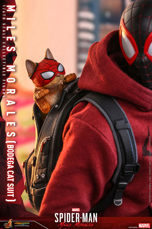 ビデオゲーム・マスターピース『Marvel’s Spider-Man:Miles Morales』1/6 スケールフィギュア マイルス・モラレス/スパイダーマン(売店の看板猫スーツ版) FIGURE-127760_14.jpg