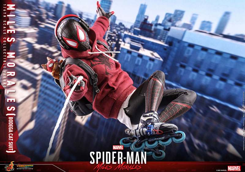 ビデオゲーム・マスターピース『Marvel’s Spider-Man:Miles Morales』1/6 スケールフィギュア マイルス・モラレス/スパイダーマン(売店の看板猫スーツ版) FIGURE-127760_15.jpg