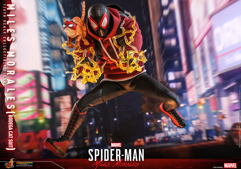 ビデオゲーム・マスターピース『Marvel’s Spider-Man:Miles Morales』1/6 スケールフィギュア マイルス・モラレス/スパイダーマン(売店の看板猫スーツ版) FIGURE-127760_17.jpg