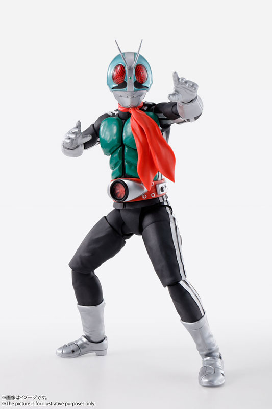 S H Figuarts 真骨彫製法 仮面ライダー新1号 50th Anniversary Ver が10月発売 カラーリング一新 台座付属 予約開始