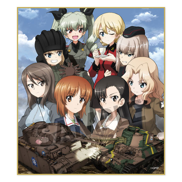ガールズ＆パンツァー 最終章 トレーディングミニ色紙 12個入りBOX