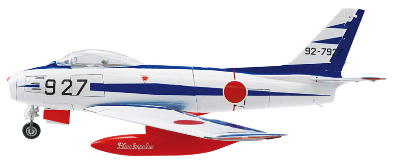 1/72 フルアクション vol.7 F-86ブルーインパルス 塗装済み組立キット 5個入りBOX (食玩)[エフトイズ]《在庫切れ》