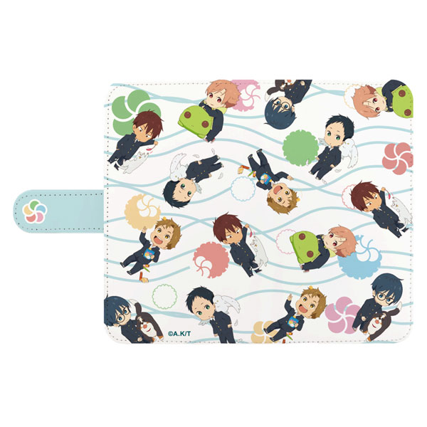 ツルネ 風舞高校弓道部 手帳型スマホケース マルチl C 総柄 シンクイノベーション 在庫切れ