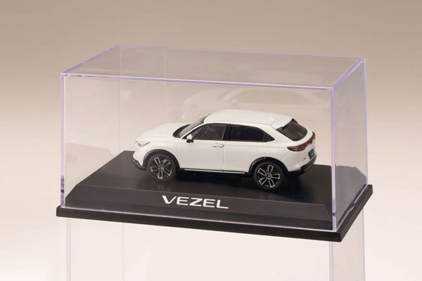 VEZEL ミニカー HJ43 プレミアムサンライトホワイトパール Amazon | HJ43 1/43 ホンダ VEZEL 純正オプション装着車