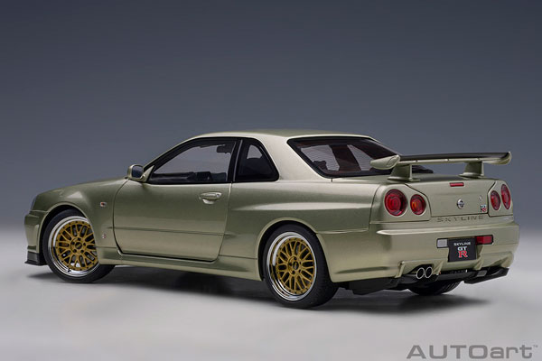 1/18 日産 スカイライン GT-R (R34) Vスペック II ニュル BBS LM