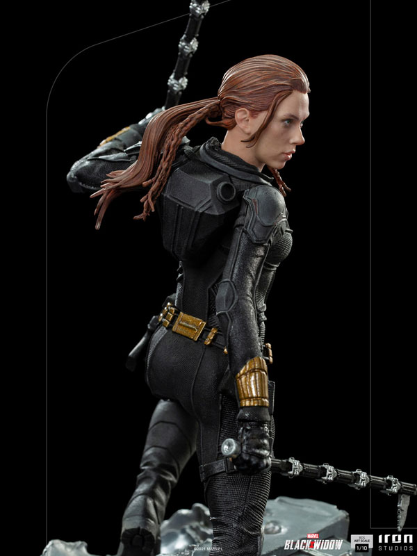 フィギュア　ブラック・ウィドウ(ナターシャ・ロマノフ) 「ブラック・ウィドウ」 バトルジオラマ・シリーズ 1/10 スタチュー マーベル』「バトルジオラマ・シリーズ」1/10 ブラック