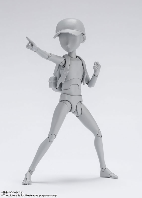 S.H.Figuarts ボディちゃん・ボディくん-杉森建- Edition DX SET (Gray Color Ver.) 2種セット[BANDAI  SPIRITS]《在庫切れ》