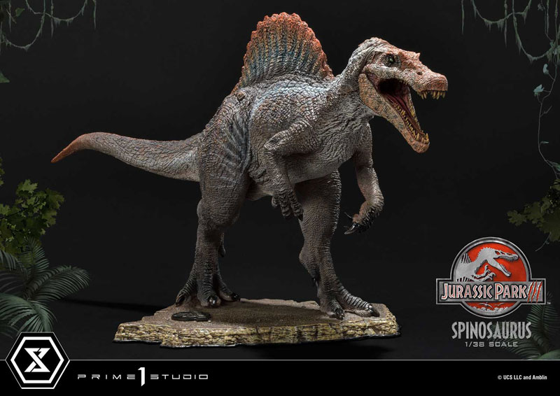 ヒ*ン様 Jurassic Park ジュラシックパーク フィギュア プライムコレクタブルフィギュア ジュラシック・パーク3 スピノサウルス