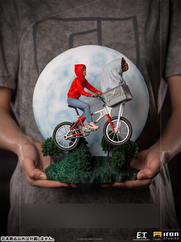 1/10サイズ　 E.T. エリオット　デラックス・アートスケール フィギュア E.T. & エリオット】デラックス・アートスケール IRON STUDIO