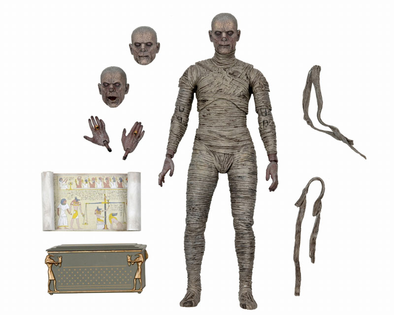 フィギュア　ミイラ　マミー　樹脂 メズコ 『ミイラ再生』 ユニバーサルモンスターズ 9インチ
