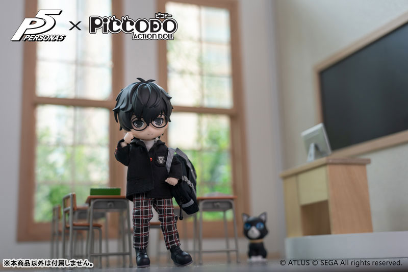 PICCODO ペルソナ5 主人公 デフォルメドール PICCODO ペルソナ5 主人公 デフォルメドール