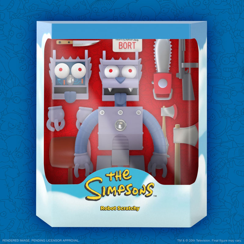 ザ・シンプソンズ/ ロボット スクラッチー アルティメイト 8インチ