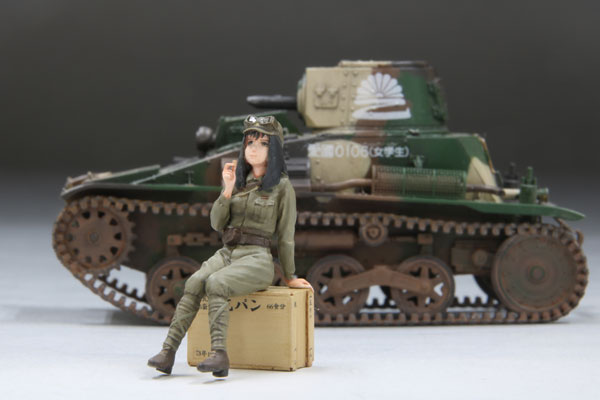 1/35 歴装ヲトメ 逸花(いつか) w/九四式軽装甲車 後期改修型 プラモデル