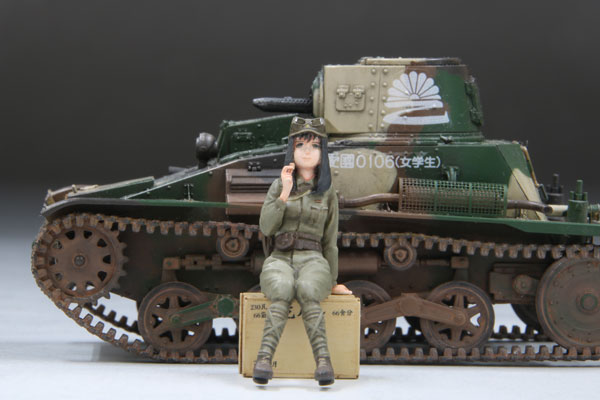 1/35 歴装ヲトメ 逸花(いつか) w/九四式軽装甲車 後期改修型 プラモデル