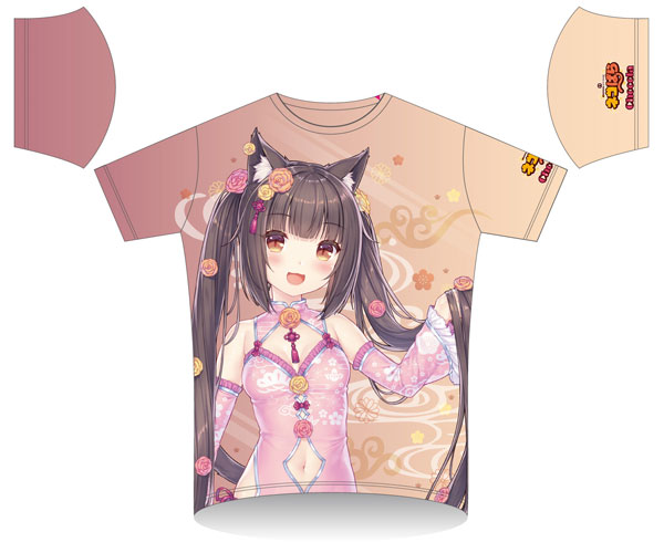 ネコぱら 描き下ろしグラフィックTシャツ ショコラ 華ロリ M 