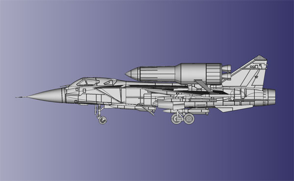 夜光雲のサリッサ 1/144 MiG-31WX セマルグル 特典】夜光雲のサリッサ 1/144 MiG-31セマルグル プラモデル